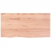 Estante de pared madera de roble tratada marrón claro 80x40x2cm