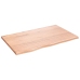 Estante de pared madera de roble tratada marrón claro 80x50x2cm