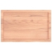 Estante pared madera roble tratada marrón claro 80x50x(2-4) cm