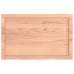 Estante pared madera roble tratada marrón claro 80x50x(2-6) cm