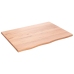 Estante de pared madera de roble tratada marrón claro 80x60x2cm