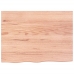 Estante de pared madera de roble tratada marrón claro 80x60x2cm