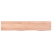 vidaXL Estante de pared madera roble tratada marrón claro 100x20x2 cm