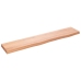 Estante de pared madera roble tratada marrón claro 100x20x4 cm