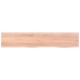 Estante de pared madera roble tratada marrón claro 100x20x4 cm