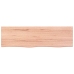 Estante de pared madera roble tratada marrón claro 100x30x2 cm