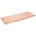 Estante de pared madera roble tratada marrón claro 100x40x2 cm