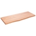 Estante pared madera roble tratada marrón claro 100x40x(2-4) cm