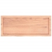 Estante pared madera roble tratada marrón claro 100x40x(2-4) cm