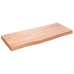 Estante pared madera roble tratada marrón claro 100x40x(2-6) cm