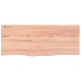 Estante pared madera roble tratada marrón claro 100x40x(2-6) cm