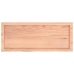 Estante pared madera roble tratada marrón claro 100x40x(2-6) cm