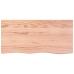 Estante de pared madera roble tratada marrón claro 100x50x2 cm