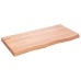 Estante pared madera roble tratada marrón claro 100x50x(2-6) cm