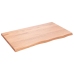 Estante pared madera roble tratada marrón claro 100x60x(2-4) cm