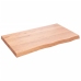 Estante pared madera roble tratada marrón claro 100x60x(2-6) cm