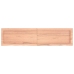 Estante pared madera roble tratada marrón claro 120x30x(2-4) cm