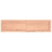 vidaXL Estante pared madera roble tratada marrón claro 120x30x(2-6) cm