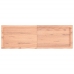 Estante pared madera roble tratada marrón claro 120x40x(2-4) cm