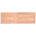 vidaXL Estante pared madera roble tratada marrón claro 120x40x(2-6) cm