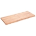 Estante pared madera roble tratada marrón claro 120x50x(2-4) cm