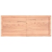 Estante pared madera roble tratada marrón claro 120x50x(2-4) cm