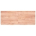 vidaXL Estante pared madera roble tratada marrón claro 120x50x(2-6) cm