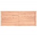 vidaXL Estante pared madera roble tratada marrón claro 120x50x(2-6) cm