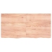 Estante pared madera roble tratada marrón claro 120x60x(2-4) cm