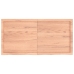 Estante pared madera roble tratada marrón claro 120x60x(2-4) cm