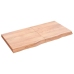 Estante pared madera roble tratada marrón claro 120x60x(2-6) cm