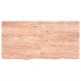 Estante pared madera roble tratada marrón claro 120x60x(2-6) cm