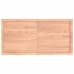 Estante pared madera roble tratada marrón claro 120x60x(2-6) cm