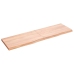 Estante pared madera roble tratada marrón claro 140x40x(2-4) cm