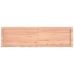 Estante pared madera roble tratada marrón claro 140x40x(2-4) cm