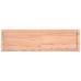 Estante pared madera roble tratada marrón claro 140x40x(2-6) cm