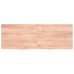 Estante pared madera roble tratada marrón claro 140x50x(2-4) cm