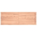 Estante pared madera roble tratada marrón claro 140x50x(2-4) cm