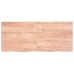 Estante pared madera roble tratada marrón claro 140x60x(2-6) cm