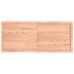 Estante pared madera roble tratada marrón claro 140x60x(2-6) cm