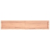 Estante pared madera roble tratada marrón claro 160x30x(2-4) cm