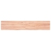 vidaXL Estante pared madera roble tratada marrón claro 160x30x(2-6) cm