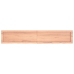 vidaXL Estante pared madera roble tratada marrón claro 160x30x(2-6) cm