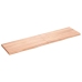 Estante pared madera roble tratada marrón claro 160x40x(2-4) cm