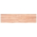 Estante pared madera roble tratada marrón claro 160x40x(2-4) cm