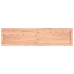 Estante pared madera roble tratada marrón claro 160x40x(2-4) cm