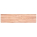 Estante pared madera roble tratada marrón claro 160x40x(2-6) cm