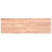 vidaXL Estante pared madera roble tratada marrón claro 160x50x(2-6) cm