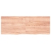 Estante pared madera roble tratada marrón claro 160x60x(2-4) cm