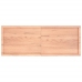 Estante pared madera roble tratada marrón claro 160x60x(2-4) cm